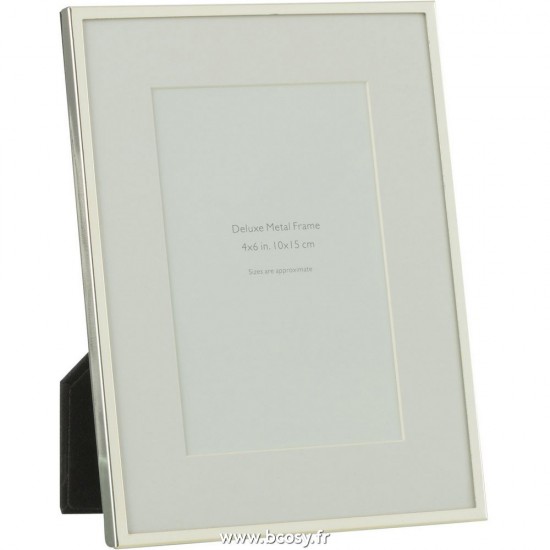 J-Line cadre cadres photo Jolipa J Line Jline Cadre Photo Passe Partout Bord Fn 10X15 Metal Argent Small