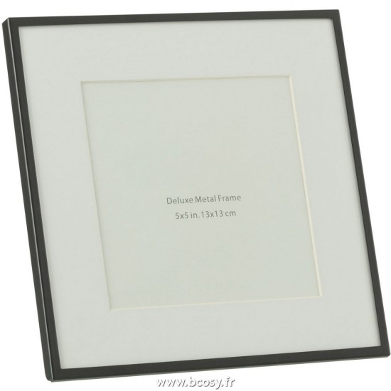 J-Line cadre cadres photo Jolipa J Line Jline Cadre Photo Passe Partout Bord Fn 13X13 Metal Noir