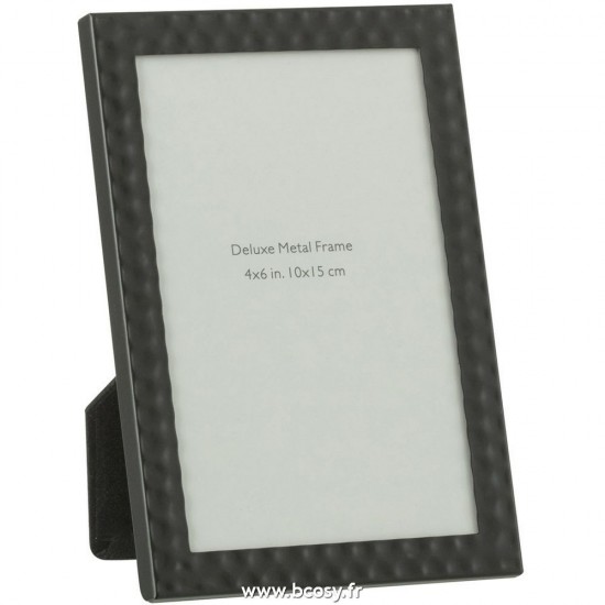 J-Line cadre cadres photo Jolipa J Line Jline Cadre Photo Bord Martele 10X15 Metal Noir Small