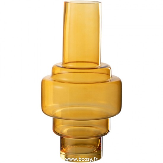 J-Line vases Jolipa J Line Jline Vase Rino Verre Ocre Large