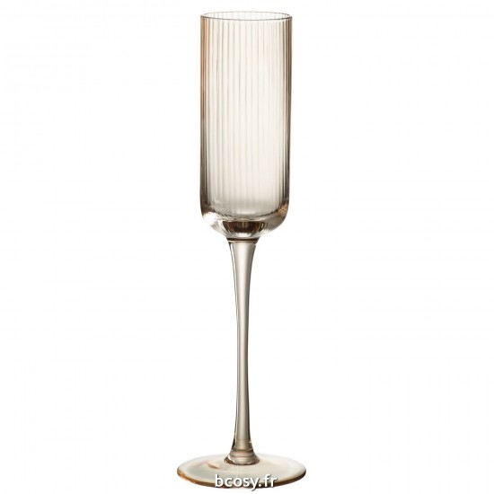 J-Line J Line flutes coupes à champagne Jolipa Verre A Champagne Louise Verre Ambre.
