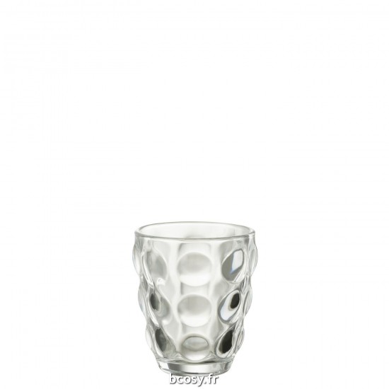J-Line J Line verres a d eau Jolipa Verre A Eau Loupe Verre Transparent.