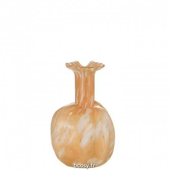J-Line J Line vases Jolipa Vase Melissa Verre Beige Large.