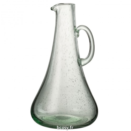 J-Line J Line Carafe Pichet Jolipa Carafe Verre Vert D Eau.