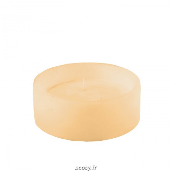 J Line Bougie Flottante Cylindre Beige 15H L15xB15xH6 cm JLine 32281 by Jolipa 32281.