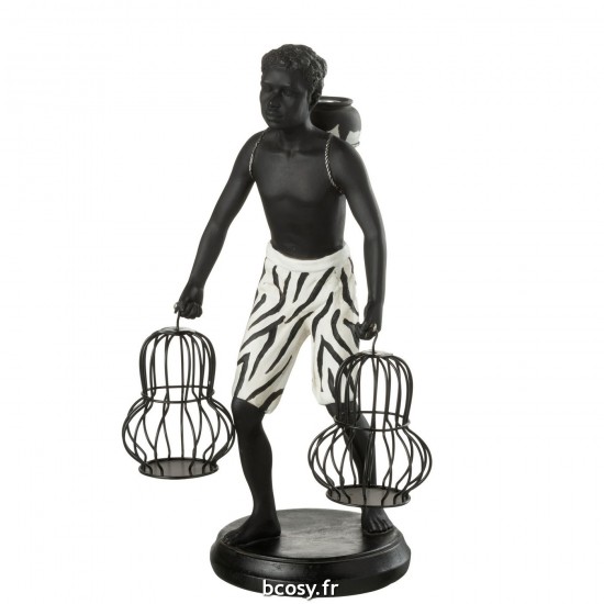 J-Line J Line garcons gars garçons statuettes Jolipa Garcon Debout Ehtnique Paniers Poly Mix.