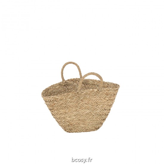 J Line Sac De Plage Anses Courtes Jute Naturel L41xB44xH38 cm JLine 33259 by Jolipa 33259.