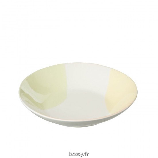 J-Line J Line pancartes Jolipa Assiette Profonde Point Porcelaine Mix.