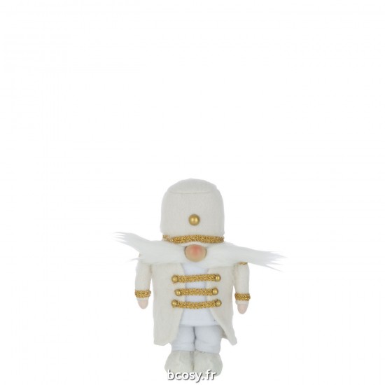 J Line Soldat Polyester Blanc Or Small JLine 35051 by Jolipa 35051.