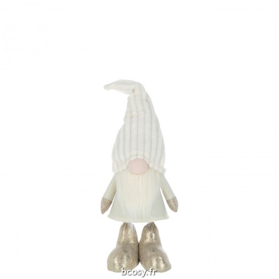 J-Line J Line peres noël Jolipa Lutin Ressorts Textile Beige Large.