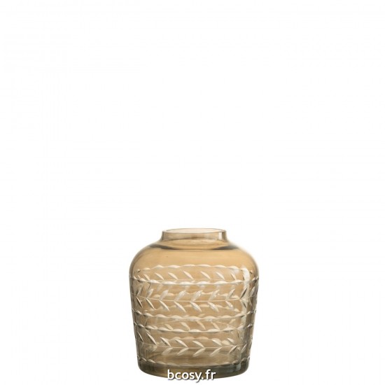 J Line Photophore Branche Rond Verre Fume JLine 35514 by Jolipa 35514.