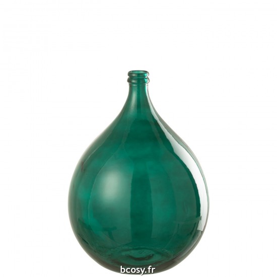 J-Line J Line Grands vases Grand vase Vases hauts Vase haut. Jolipa Vase Lisbonne Verre Vert.