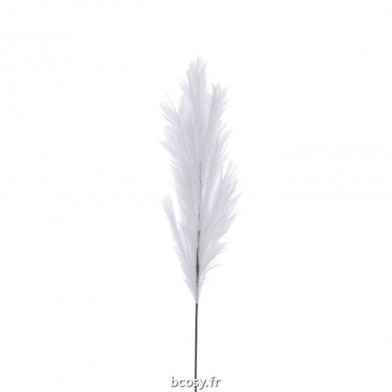 J Line Branche Plumeau Plastique Blanc Medium JLine 36961 by Jolipa 36961.