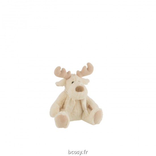 J Line Renne Echarpe Assis Textile Blanc Beige Small JLine 37013 by Jolipa 37013.