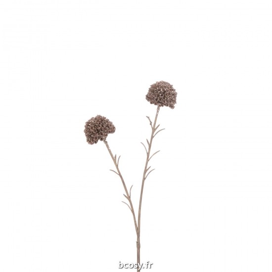 J-Line J Line branches d'arbres Jolipa Branche Marigold 2 Fleurs Paillettes Plastique Rose.