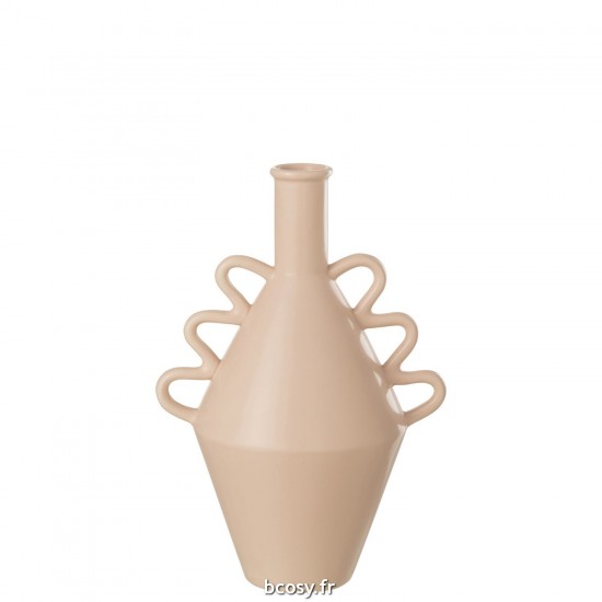 J-Line J Line vases Jolipa Vase Vague Anse Dolomie Rose Large.