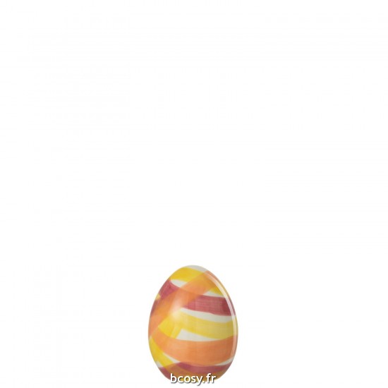 J Line Oeuf Lignes Dolomie Orange Mix Small JLine 40108 by Jolipa 40108.