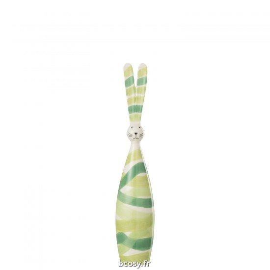J Line Lapin Lignes Dolomie Vert Mix Small JLine 40115 by Jolipa 40115.