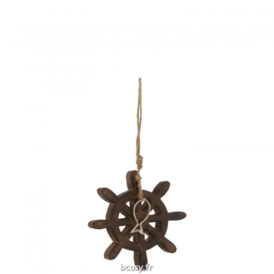 J Line Barre Poisson Manguier Marron Fonce Small JLine 40217 by Jolipa 40217.