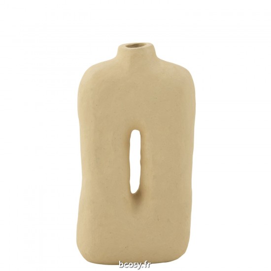 J Line Pot Carre Papier Mache Naturel JLine 40851 by Jolipa 40851.