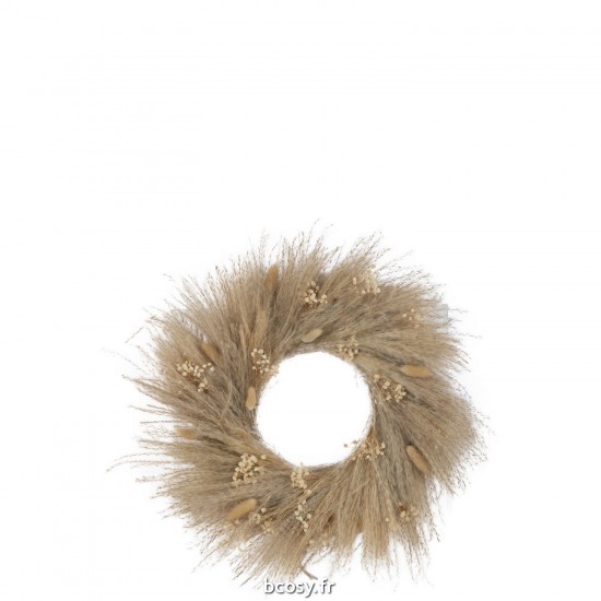 J-Line J Line couronnes Jolipa Couronne Plantes Sechees Fleurs Naturel Large.