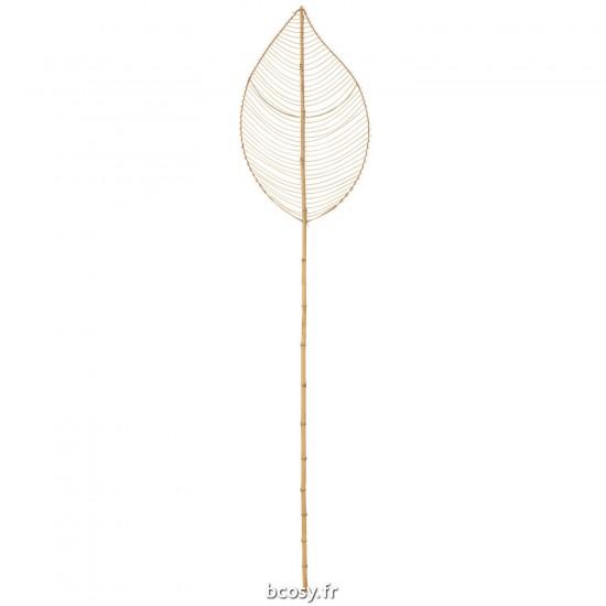 J Line Feuille Decorative Rotin Naturel JLine 42389 by Jolipa 42389.