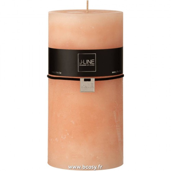 J Line Bougie Cylindrique Peche XXL 140H 20H JLine 4247 by Jolipa 4247.