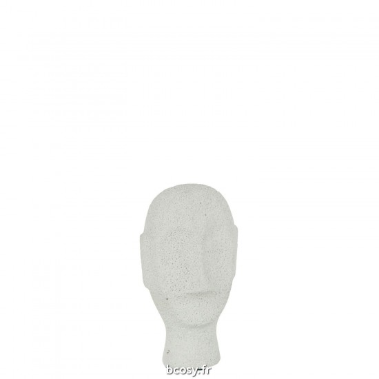 J Line Figurine Ciment Blanc Small JLine 43235 by Jolipa 43235.