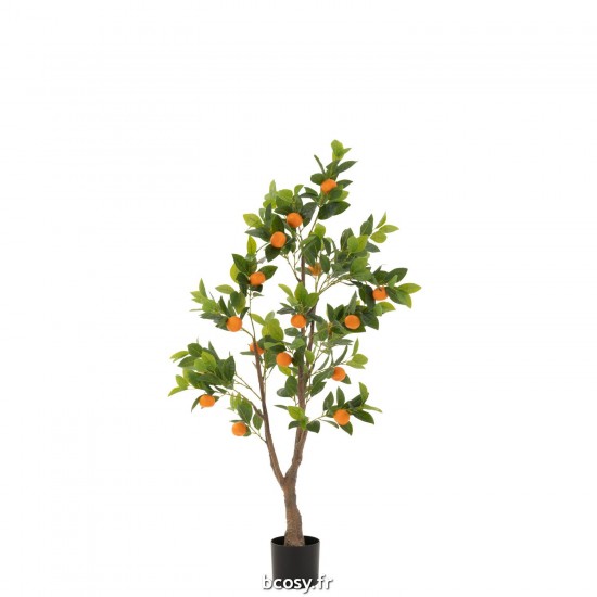 J Line Oranger En Pot Artificiel Orange Vert Large JLine 43843 by Jolipa 43843.