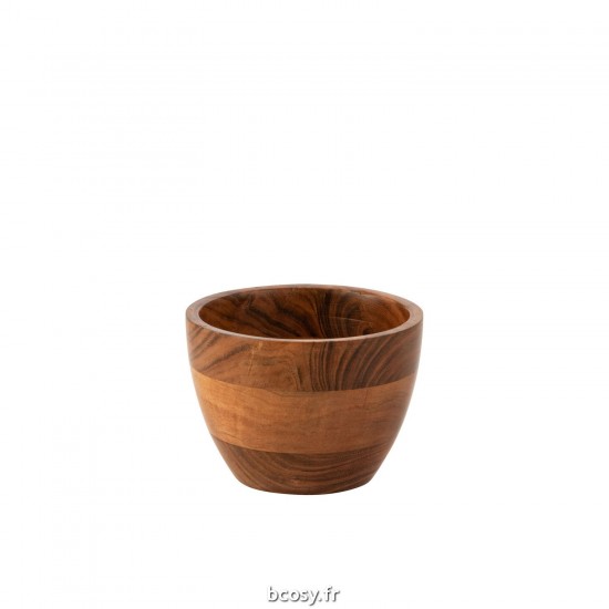 J-Line J Line bols Jolipa Bol Sota Bois D Acacia Fonce Naturel Medium.