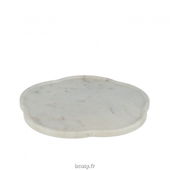 J Line Plateau Fleur Rotatif Marbre Blanc JLine 43912 by Jolipa 43912.