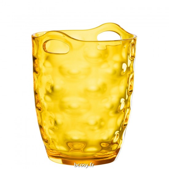 J Line Seau A Glace Leonard Plastique Jaune JLine 43959 by Jolipa 43959.