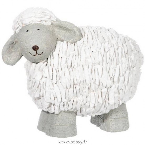 J Line Mouton Poly Blanc Gris S Jline 53253 by Jolipa 53253
