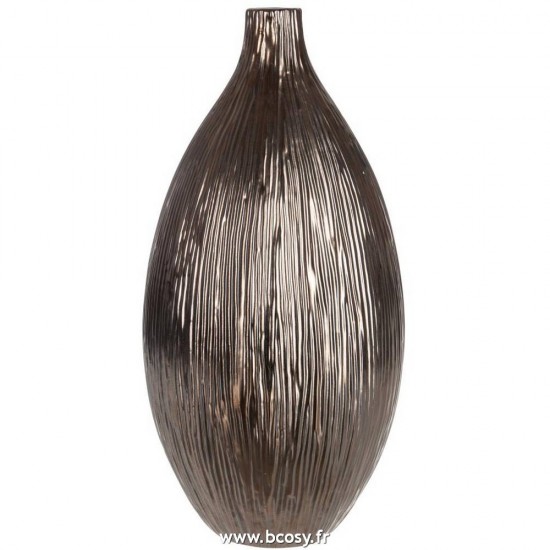 J Line Vase Relief Ceramique Or Small Jline 56141 by Jolipa 56141