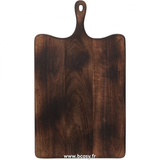 J-Line planches à découper Jolipa Jline Planche A Decouper Rectangle Bois Marron Fonce Extra Large