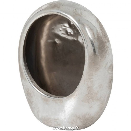 J Line Photophore Oeuf Ceramique Argent Medium Jline 90160 by Jolipa 90160