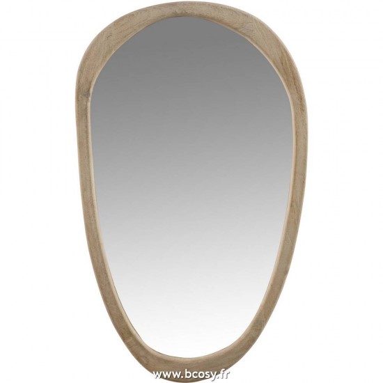 J-Line miroirs Jolipa Jline Miroir Irregulier Bois De Manguier Large