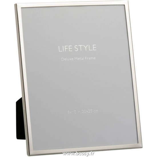 J-Line cadre cadres photo Jolipa Jline Cadre Photo Bord Fin 20X25 Metal Argent Large