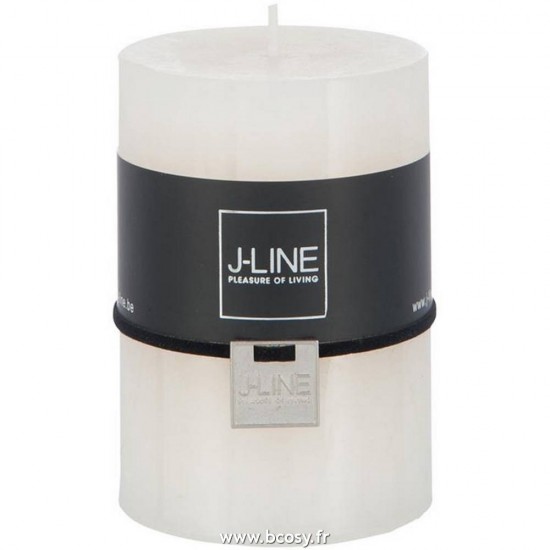 J Line Bougie Cylindre Vanille M 48H Jline 93427 by Jolipa 93427
