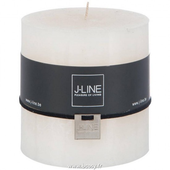 J Line Bougie Cylindre Vanille 80H Jline 93429 by Jolipa 93429