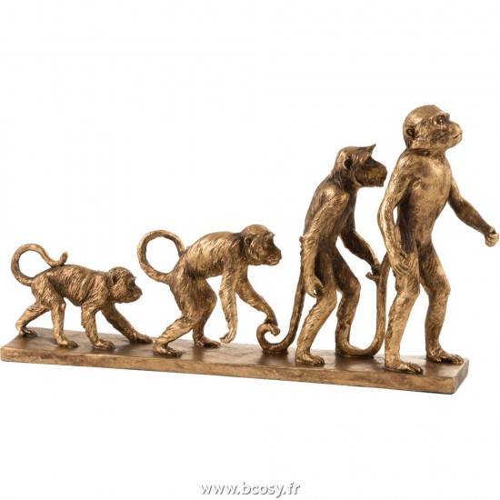 J Line Singe Evolution Resine Antique Or 25 Jline 95570 by Jolipa 95570