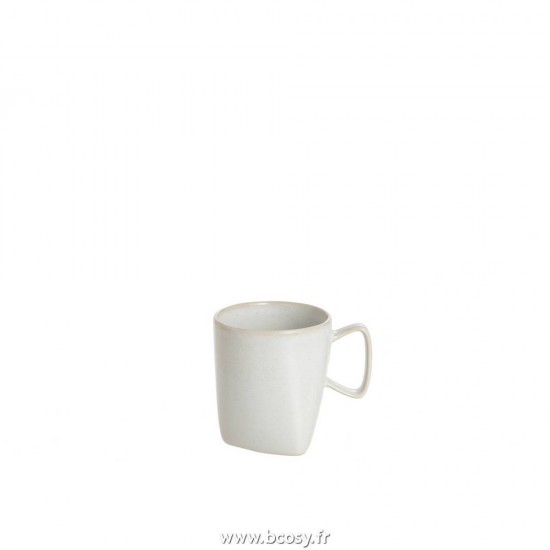 J Line Tasse Noa Porcelaine Blanc 10H Jline 98313 by Jolipa 98313