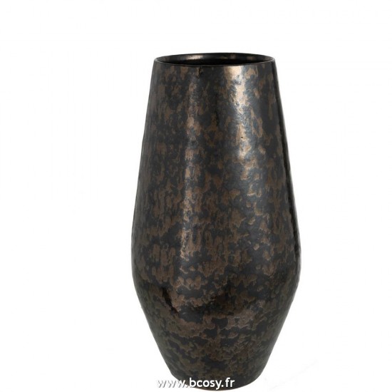 J-Line vases Jolipa Jline Vase Antique Smokey Ceramique Noir Large