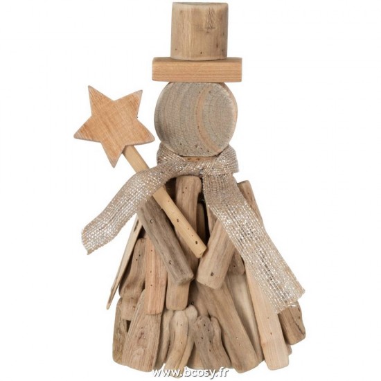 J-line 19464 Jolipa JLine figurines pere noel ou bonhomme de neige