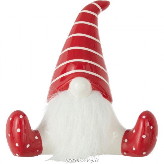 J-line 27012 Jolipa JLine figurines pere noel ou bonhomme de neige