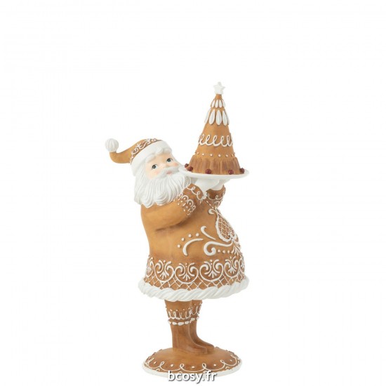 J-line 35337 Jolipa JLine figurines pere noel ou bonhomme de neige.