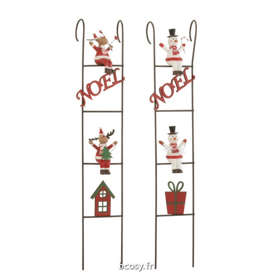 J-line 37160 Jolipa JLine figurines pere noel ou bonhomme de neige.