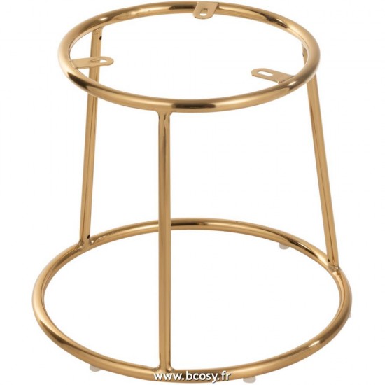 J-Line support tabouret bas Jolipa J Line Jline Support Bas Tabouret Metal Or