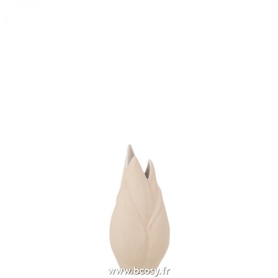 J-Line vases Jolipa J Line Jline Vase Sable Ceramique Beige Small