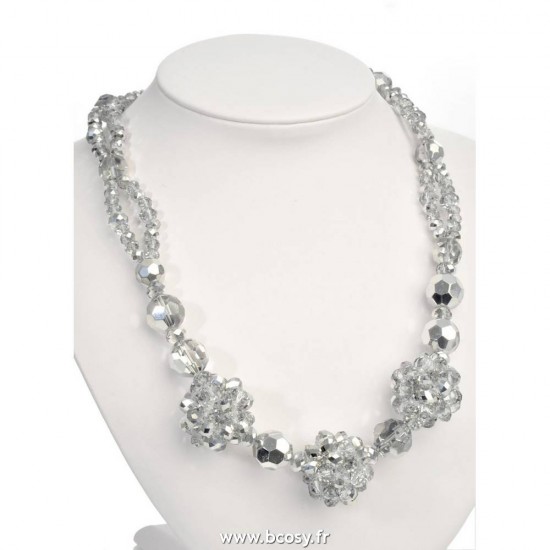 J-Line colliers Jolipa Jline Collier Boulescristal Cl Mirr